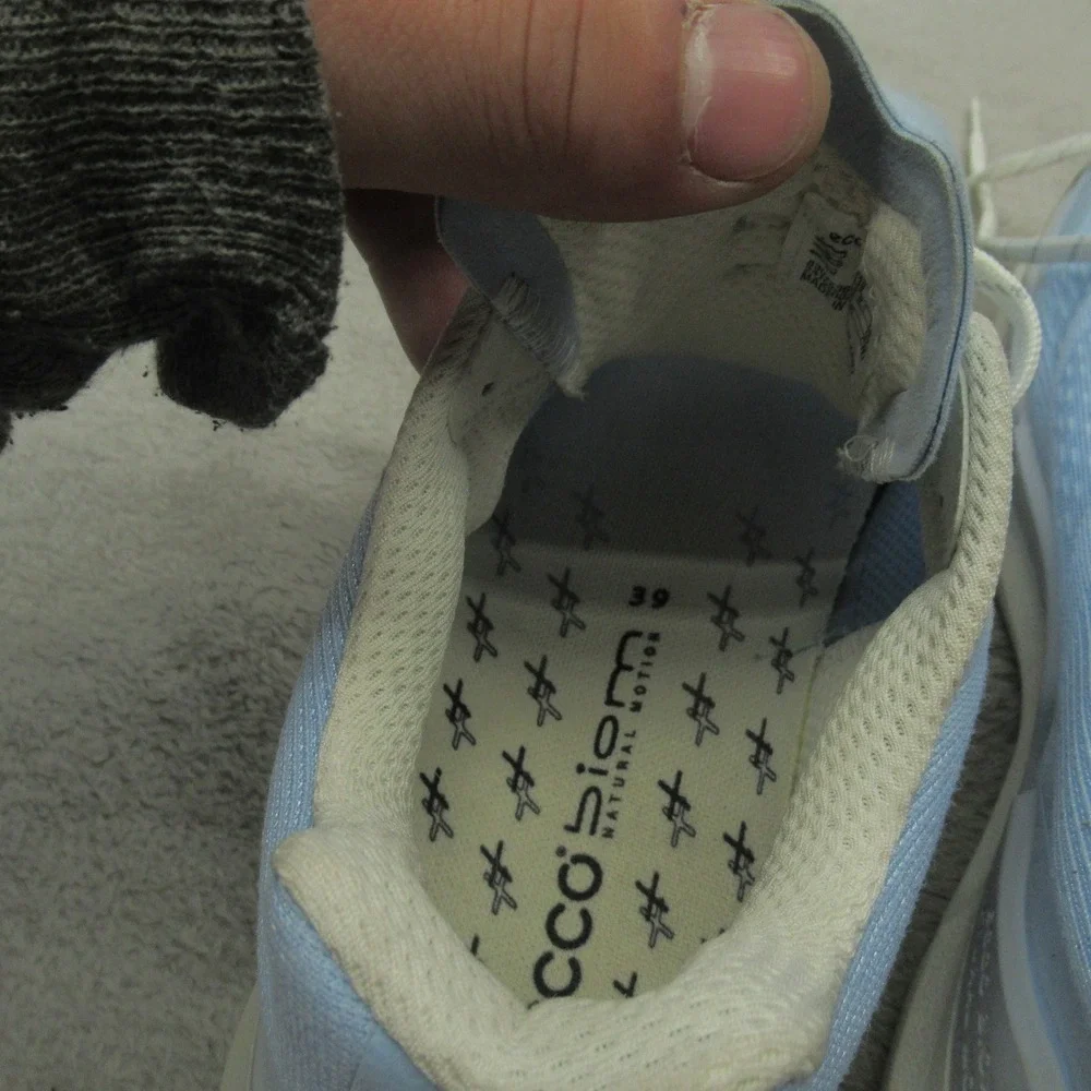 ECCO‎ Womens 8.5 Running Shoes Blue Biom 2.2 Athletic Cushioned Lightweight EU39